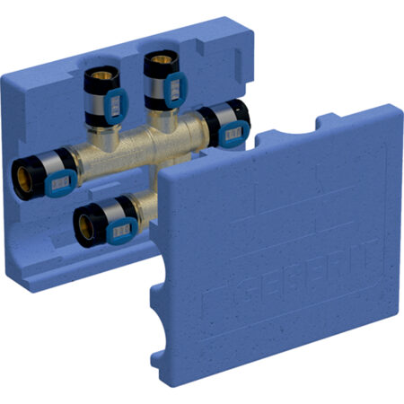 GE FlowFit Kreuzungs-T-Stk. SiBr d20 x 16 x 20mm, mit Daemmbox
