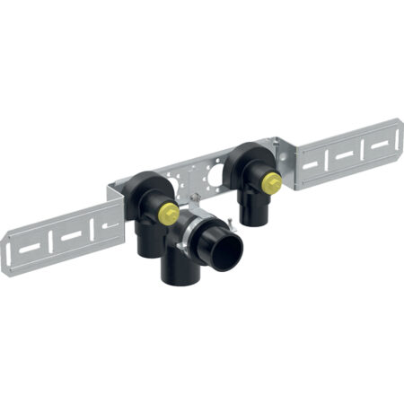GE FlowFit AnWinkel-Set, vormontiert 2fach, abges. d16mm x Rp1/2 AD15,3cm RG+