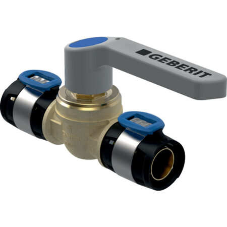 GE FlowFit Kugelhahn mit Bet.-hebel SiBr d25mm