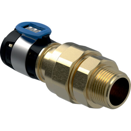 GE FlowFit Uebergangsverschraubung SiBr mit AG d32mm x R1