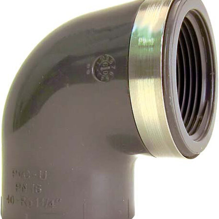 GF Übergangswinkel 90° PVC-U d 50-6/4" IG