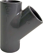 GF T-Stück 45° egal PVC-U d 63