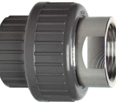 GF Übergangsverschraubung PVC-U/1.4404 d 50x6/4" IG, Dichtung EPDM
