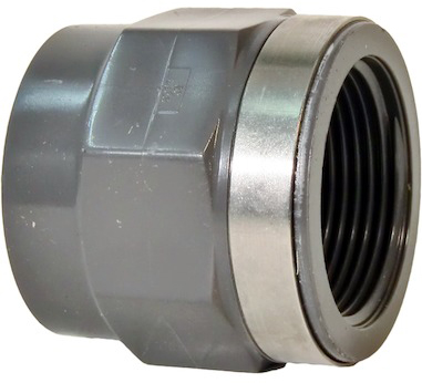GF Übergangsmuffe PVC-U d 16x3/8" IG