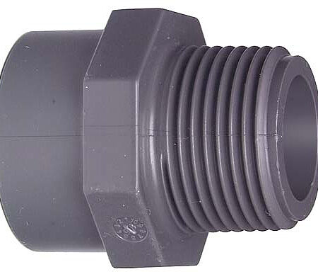 GF Übergangs-Muffennippel PVC-U d 32x1" AG