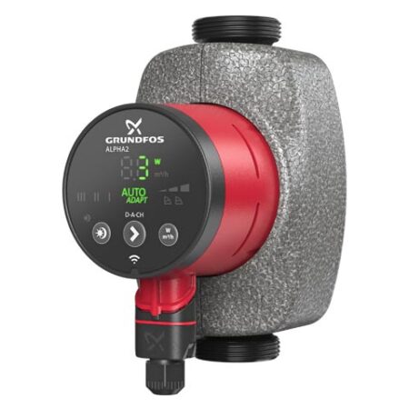 GRUNDFOS Hocheffizienz Umwälzpumpe ALPHA2 25-60 N 180mm 1x230V G1_1/2 DACH