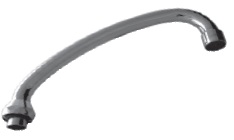 SCHMIEDL Rohrauslauf 18x200mm mit Perladuese GS0011-200P