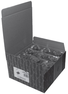 SCHMIEDL Atmos-Oberteil 1/2 BOX 6xK/6xW glaskl. (6 x kalt/6 x warm) GS0102/15.12