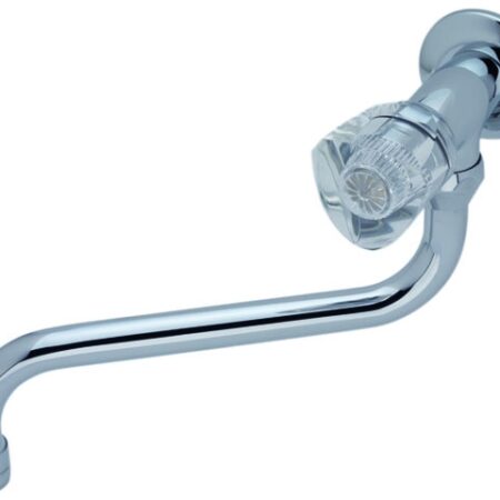 SCHMIEDL Wascht./Spuelt.-Wand-Schw.vent. Ausl. 18mm Griff glasklar GS0812P