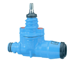 Hawle HA-Schieber Fig.2810, ZAK34 da 32mm. ZAK-Spitzende u. ISO-Muffe