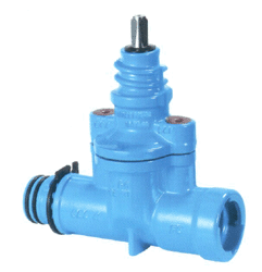 Hawle HA-Schieber Fig.2811, ZAK46 da 40mm, ZAK-Spitzende u. ZAK-Muffe