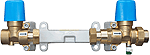 Wasserzaehler-Einbaus. Fig.2931 1" RFV o.Pass-Stueck