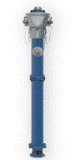 Hawle Guss-Umfahrhydrant Fig.5095H4 PN10/16 DN100 RD 1.5m BBA blau