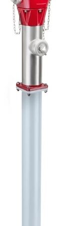 Hawle INOX Umfahrhydrant Fig.5195H4 PN10/16, DN80, RD 1.5m, CCB rot + H4Live