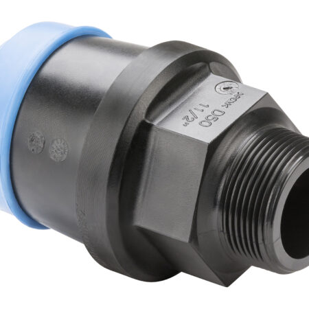ISO2-FITTING POM PN16, WASSER ADAPTER, PE/AG D50-1 1/2"