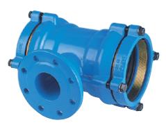 System2000 MMA-Stueck Fig.8525 PN10/16 f.PE/PVC DN 100/110 mm m.Abg.DN 100 mm