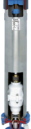 Hawle Be-u. Entlüftungsg. Fig.9822 PN16, DN50, H=755mm