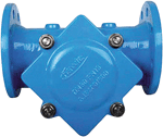 Hawle Schmutzfänger Fig.9911 GGG epoxyb. m.Niro-Doppelsieb 0.5mm DN100 PN16