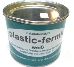 Installationskitt f.Heiss/Kaltwasser, Temp.Best.ueber 100Gr.C 1kg Nr.5345