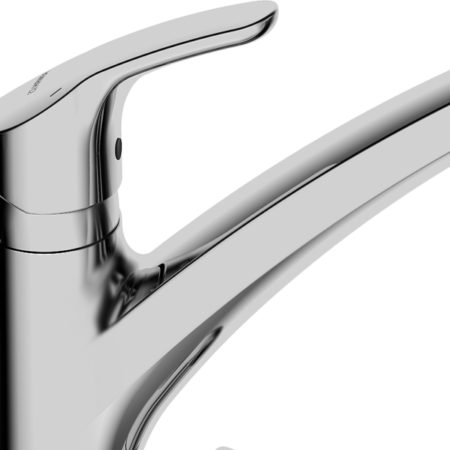 HA Einhebelmischer Küchenarmatur mit Spülmaschinenventil HANSAMIX 0115 Ausladung 203 mm DN15 Chrom