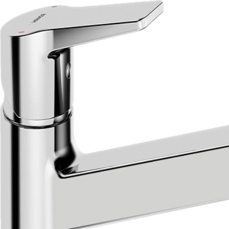 HA Einhebelmischer Küchenarmatur HANSATWIST 0914 Ausladung 199 mm DN15 Chrom
