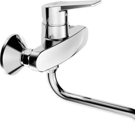 HA Einhebelmischer Küchenarmatur HANSATWIST 0969 Ausladung 232 mm DN15 Chrom