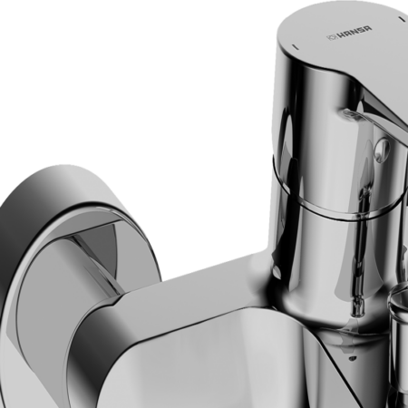 HA Einhebelmischer Wannenfüll- und Brausebatterie HANSATWEN 4024 Ausladung 162 mm DN15 Chrom