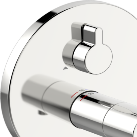 HA Fertigmontageset für Brausebatterie HANSAVAROX PRO 4057 Rosette rund Chrom