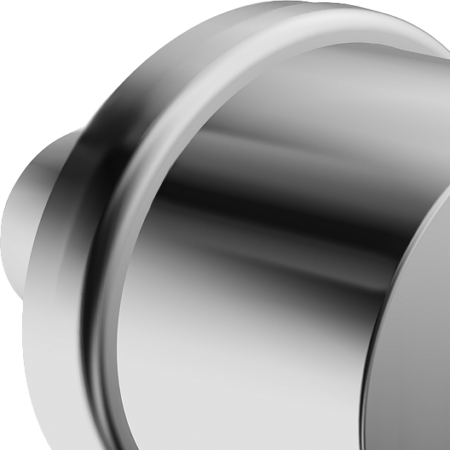 HA Wandanschlussbogen HANSA 4425 Rosette rund G1/2 mit RV DN15 Chrom