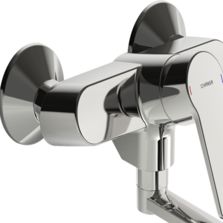 HA Einhebelmischer Waschtisch- und Küchenarmatur HANSAPOLO 5161 Ausladung 234 mm DN15 Chrom