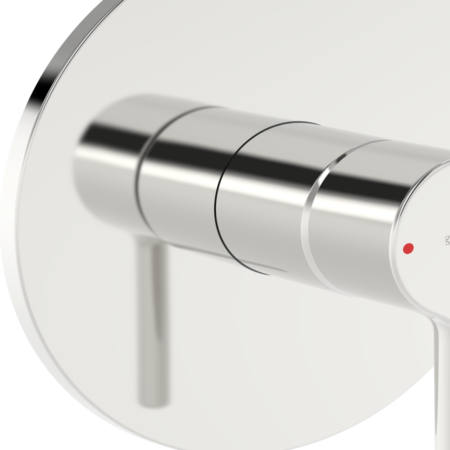 HA EHM Sichtteil für einen Abgang HANSAVANTIS 8261 Rosette rund Chrom Pin hebel