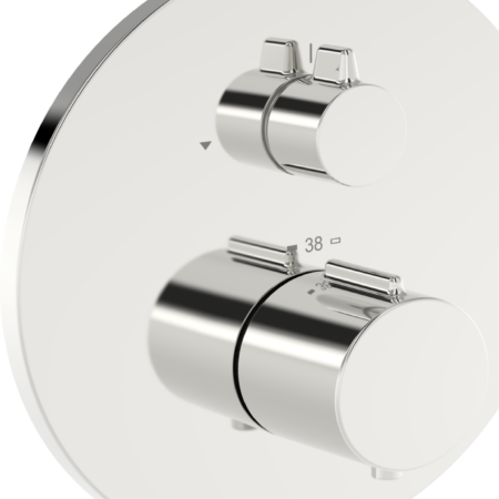 HA Sichtteil für einen Abgang HANSAEASYTHERM 8861 Rosette rund Chrom