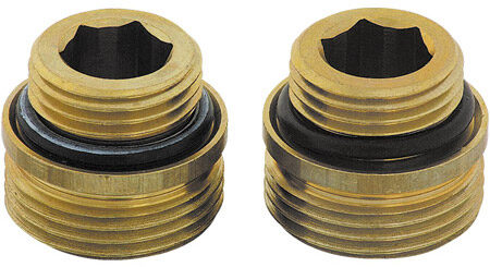 Herz Anschlussnippel f.Heizkörperanschl. 1/2" 2 Stück