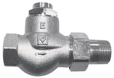 Herz Ruecklaufventil RL 1-E Fig.3723(01) 1/2" D-Form
