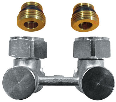 Herz-3000-Anschlussteil-Zweirohr Fig.3766(12) EF G3/4"