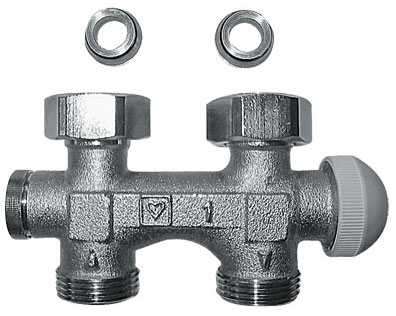 Herz-3000-Bypasskoerper f.Einrohranl. Fig.3791(92) G3/4"m.Thermostatv.