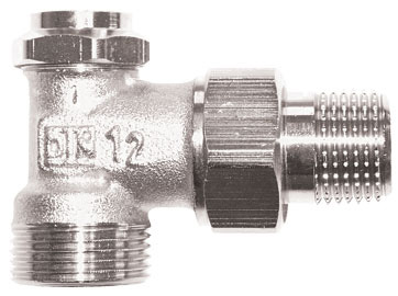 Herz RL-5 Rücklaufventil Eckform 1/2" x 3/4" AG