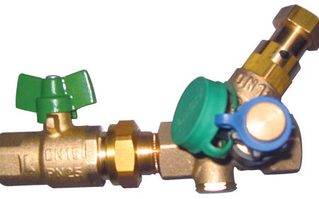 Herz Zirkulationstemperaturbegrenzer FW m. Kugelhahn 1/2" Fig. 24010(41)