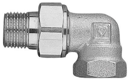 Herz-Radiatorverschraubung Fig.4145(02) 3/4" gebogen