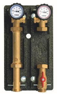 Herz PUMPFIX DIRECT ohne Pumpe DN25 VL/RL Abstand: 125mm, kvs: 5,8