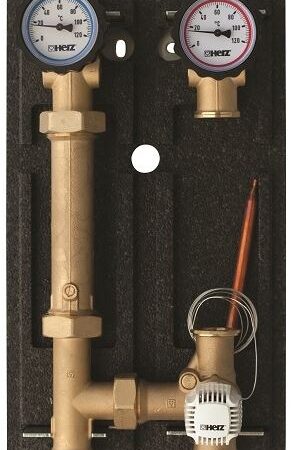 Herz PUMPFIX Constant mit Mischventil ohne Pumpe, DN25, PN10, kvs: 4