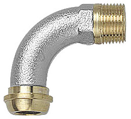 Eisenrohranschlussbogen Fig.6249(00) 3/8" konischd.
