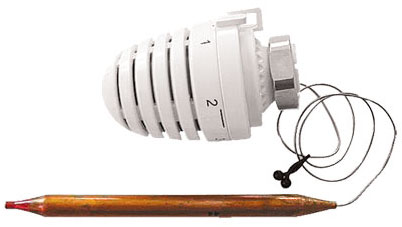 Herz Thermostat mit Anlegefühler Sollwertbereich 20-50 °C