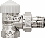 IMI HEIMEIER Thermostat-Ventilunterteil V-exact II, Eckform, DN 15, vernickelt