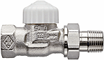 IMI HEIMEIER Thermostat-Ventilunterteil V-exact II, Durchgang, DN 15, vernickelt