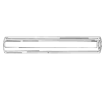 IMI HEIMEIER Präzisionsstahlrohr 15 mm 1100 mm lang, verchromt.