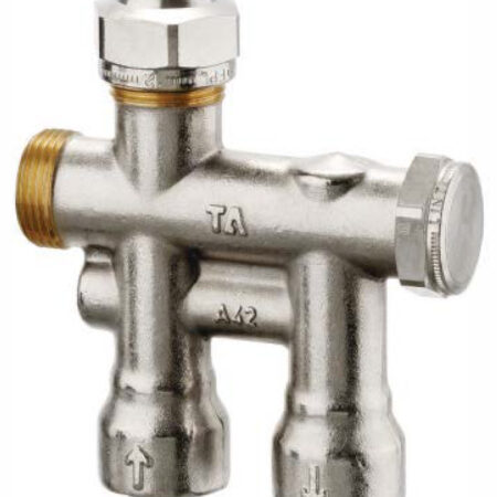 IMI HEIMEIER Einrohrverteiler TA RVES,DN 15 (1/2") Anschluss Innengewinde Rp 1/2