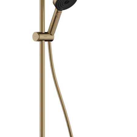 hansgrohe Pulsify S Showerpipe 260 1jet EcoSmart mit ShowerTablet Select 400, Brushed Bronze