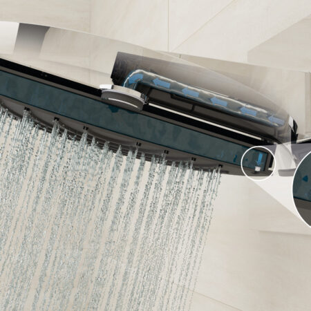 hansgrohe Pulsify S Showerpipe 260 2jet mit ShowerTablet Select 400, Chrom