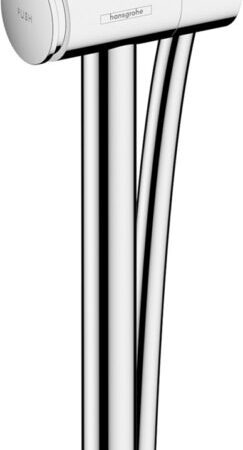 hansgrohe Unica Brausestange Pulsify S 90 cm mit Push Handbrausehalter und Isiflex Brauseschlauch 160 cm, Chrom